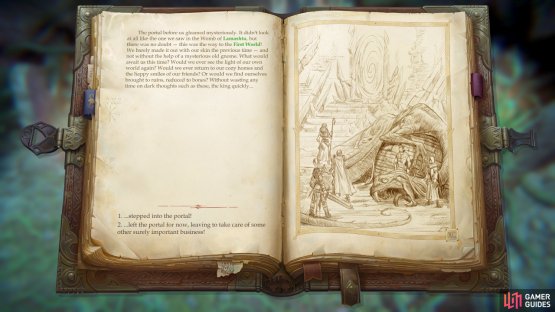 Defeat the Jabberwocks and enter the portal to reach Nyrissa&rsquo;s realm.