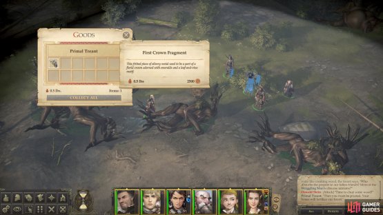 or take the First Crown Fragment from their wooden corpses.