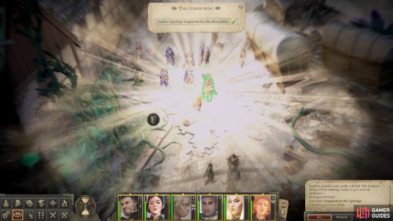 Return the fragment to the Storyteller and he&rsquo;ll destroy it so you can finally face the Lantern King