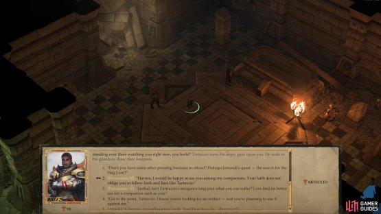 If you went to the Ancient Tomb before Thorn Ford, you&rsquo;ll get a chance to lure back one of your former companions