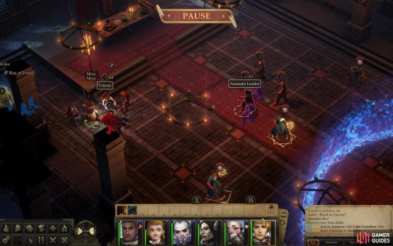 Recover from the spells and gank the Assassin Leader