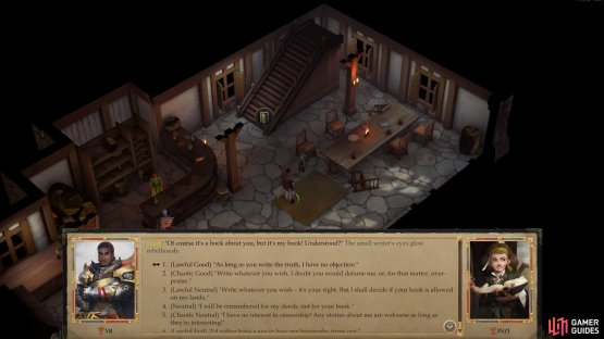 You can also chat with your companions, many of whom have moral choices you can make&hellip; just be wary of learning too much about your allies.