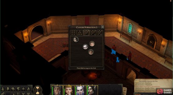 Now that your party is sufficiently large and diverse enough, it may be worth your while to customize your formation