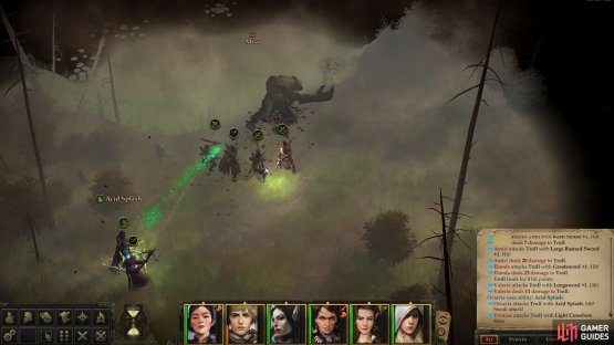 Engage the Troll with your tank