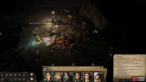 When fighting Chief Sootscale, be wary of reinforcements appearing behind you.