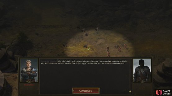 The Kobolds and Mites will argue over a relic