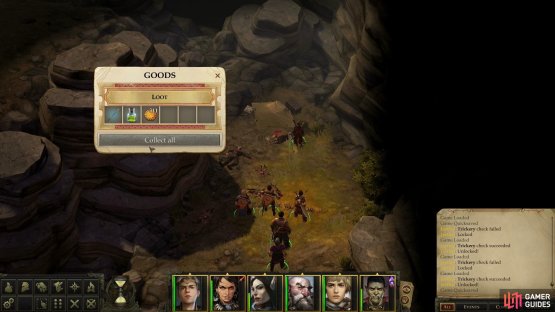 then loot the treasure you find.