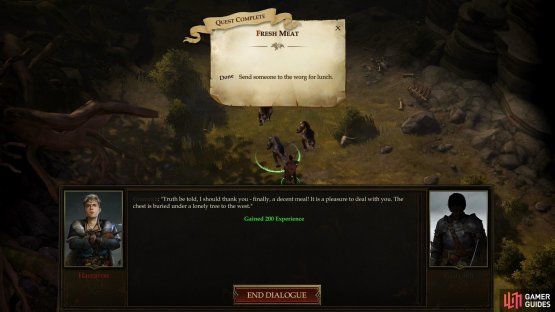 Fetch a snack for Grarrukh and he&rsquo;ll reward you