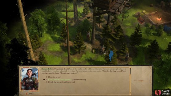 where you&rsquo;ll get the option to steal, destroy, or poison it.