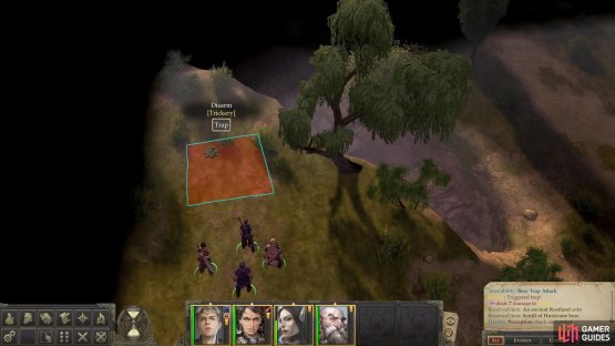 Another trap lies on the western side of the map