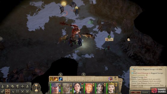 then advance to find another group of Boggards, including two Prophets.