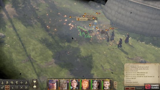 Be wary of traps north of the road, as they&rsquo;ll spring Fireball traps.
