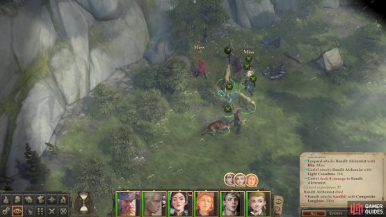then search the bandit camp for some treasure.