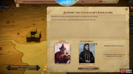 Rank up your Councilor,