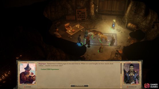 Either way, loot Maestro Janush&rsquo;s office to find his ledger.