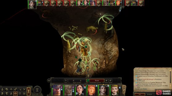 Haste will help you clear out the Trollhounds in the cave,