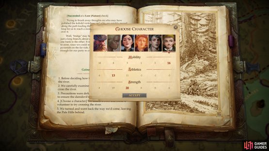Choose a character with the best Mobility score,