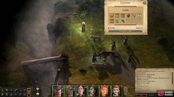 Near a log bridging a chasm you’ll find a Token of the Dryad.