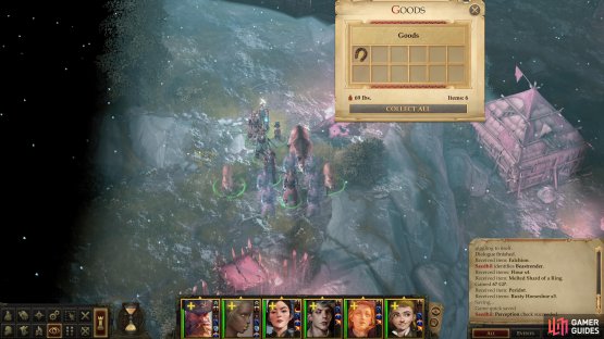 South of the goblin &ldquo;merchant&rdquo; you&rsquo;ll find a &ldquo;Taldan Horseshoe&rdquo;.