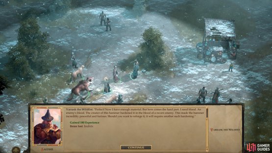 Return to Varrask with the inubrix and he&rsquo;ll task you with getting the blood of one of his enemies.