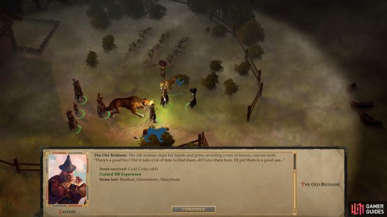 If you acquired three Mudleaf, Dizzyhead and Gloomberry plants you can complete the quest &ldquo;Swamp Bouquet&rdquo; without even leaving the area.