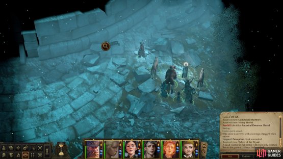 Search some rubble near the tower for another &ldquo;Token of the Dryad&rdquo;,