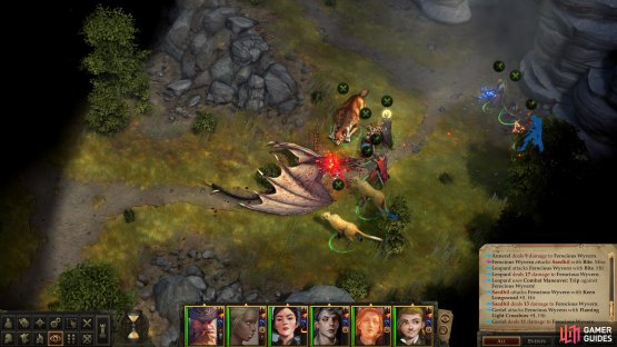 If your verbal defenses and deflections fail, you&rsquo;ll have to defeat a Ferocious Wyvern.
