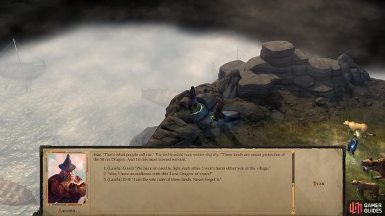 When you find Ivar, you can talk to him to learn more about this &ldquo;Silver Dragon&rdquo;,