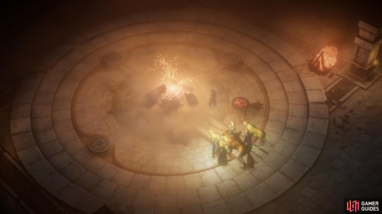 With Harrim in your party, interact with the anvil,