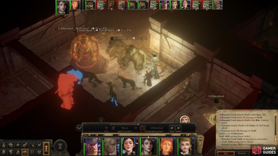 The Trolls can be largely neutralized with a well-placed Glitterdust spell.