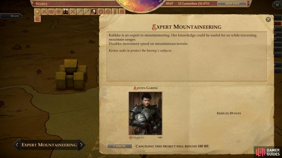 This is a good time to finish up side quests, but completing the &ldquo;Expert Mountaineering&rdquo; project will prove to be a time-saver.