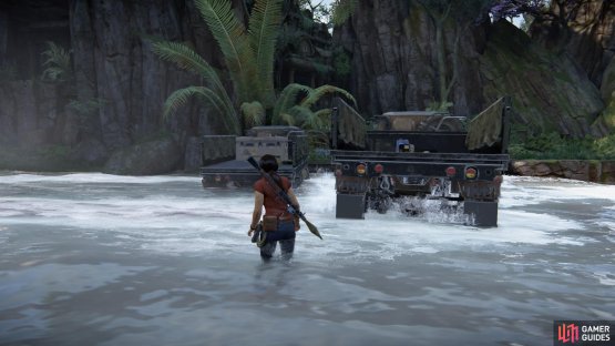 hop into the second truck for the lockbox