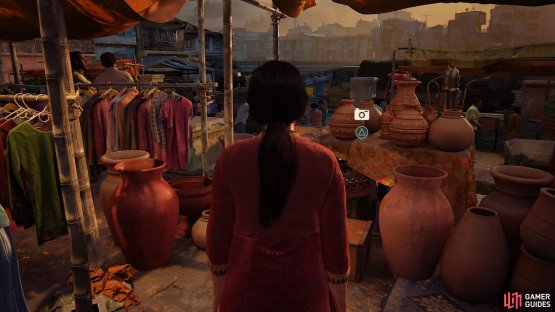 Your first photo opportunity at a pottery stall