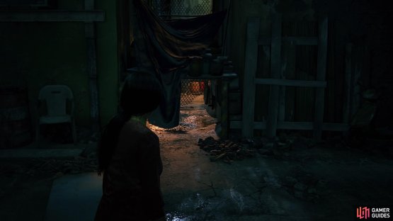 Chloe will automatically crouch to crawl through small spaces