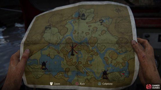 Shiva&rsquo;s axe is located at the top of the map