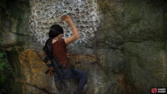 You&rsquo;ll obtain a piton to help you traverse the environment