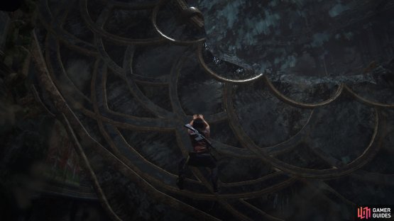 Climb the collapsing elevator platform