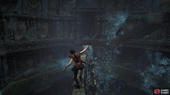 Follow Nadine up the chamber
