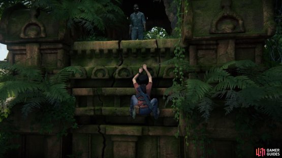 In stealth, knock the rebel unconscious and pull him over the ledge