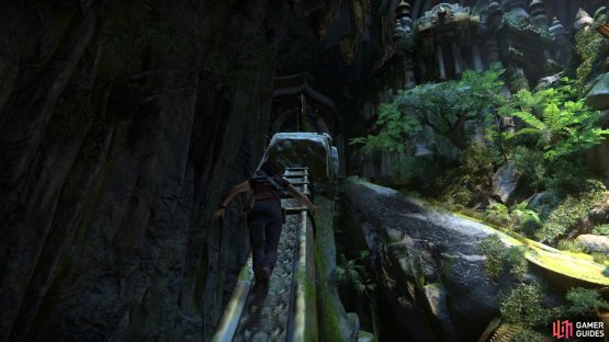 Ascend the trident before the timer runs out