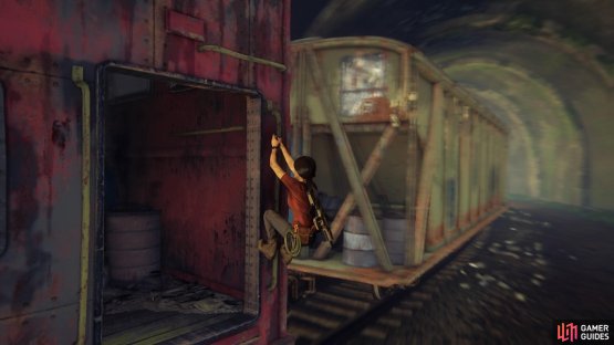 Climb up on to the roof for a better advantage