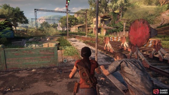Help Sam push the lever to switch the tracks before the train arrives