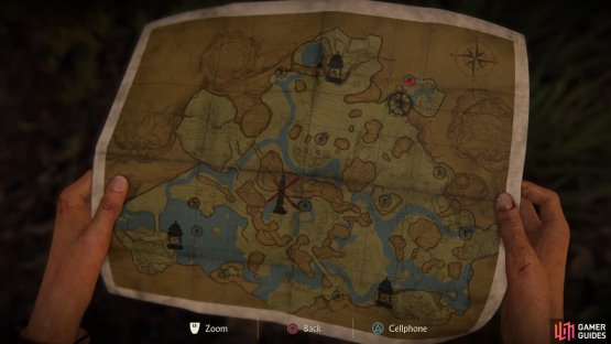 The map will now be marked with each token location