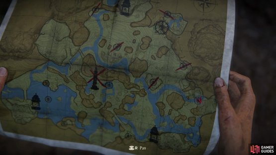 Head to the far east side of the map