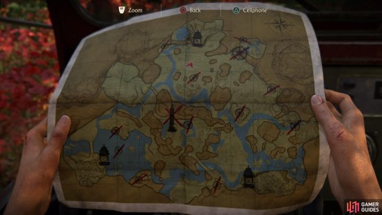 This is where you&rsquo;ll be on the map