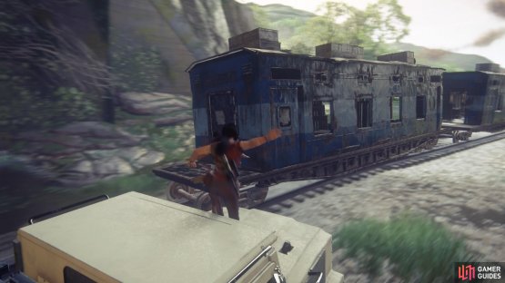 Jump back on to the train