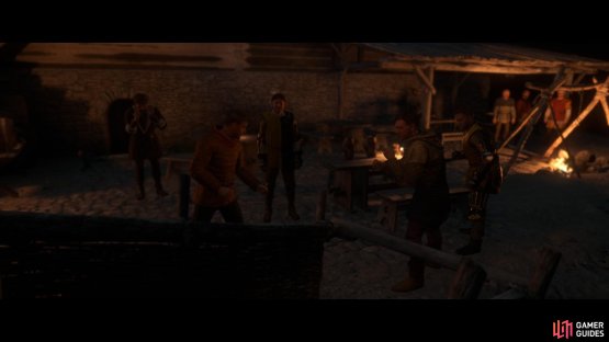 Regardless of the outcome of the fight, it will be interrupted by the arrival of Sir Hanush.