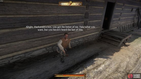 You will have free access to Kunesh&rsquo;s possessions if you beat him in the fist fight.