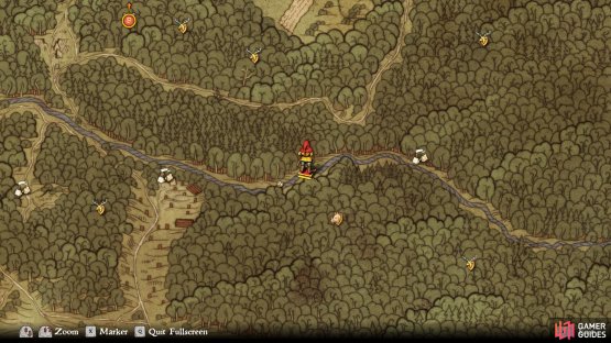The location of Pie and the charcoal-burner.