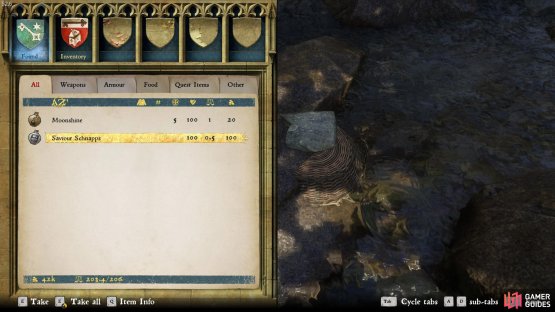 Example of the more elusive caches surrounding bandit camps.